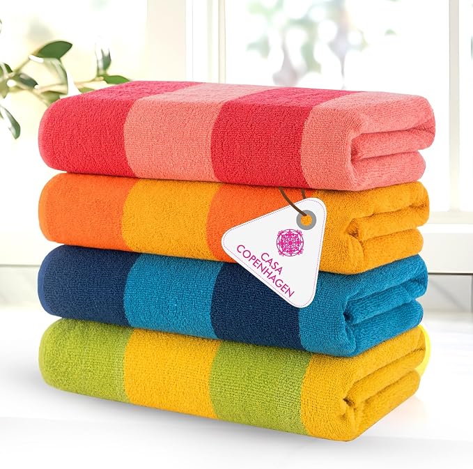 CASA COPENHAGEN Malibu Beach Towels Designed in Denmark Rough and Tough - Image 2
