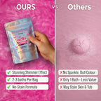 Pink Grapefruit Shimmer Bath Bomb in A Bag - Image 4