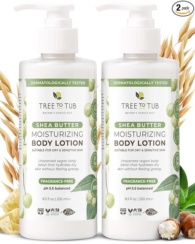 Tree To Tub Unscented Shea Butter Body Lotion by TreeToTub