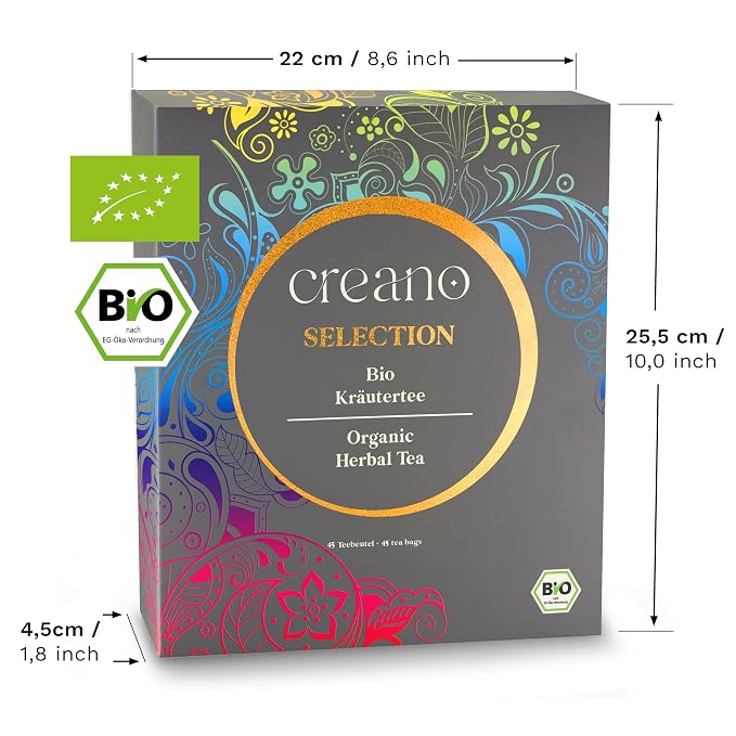 Creano Organic Herbal Tea Gift Set Grey - Image 2