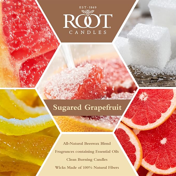 Root Candles Scented Candles Honeycomb Beeswax Blend Premium Handcrafted Candle - Image 3