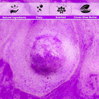 Bath Bombs Gift Set, 6 Large Natural Handmade Fruity & Floral Scent Bubble Bath - Image 9