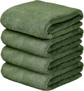 JML Pack of 4 Bath Towels, Large Microfiber Towel Set, Ultra Soft, Super by JML