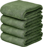 JML Pack of 4 Bath Towels, Large Microfiber Towel Set, Ultra Soft, Super by JML