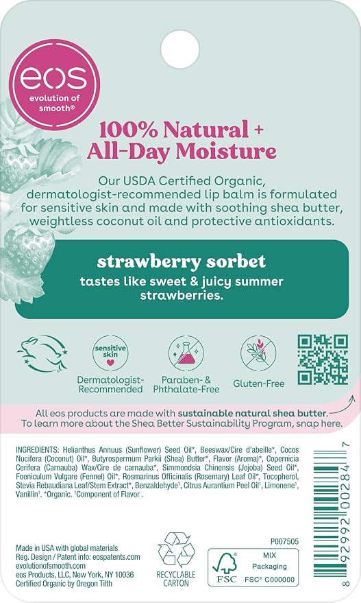 eos 100% Natural & Organic Lip Balm - Image 2