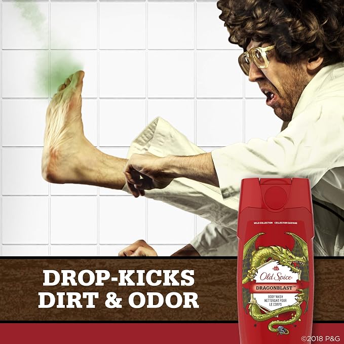 Old Spice Body Wash for Men, Wild Collection Dragonblast Scent, 21 Fl Oz - Image 5