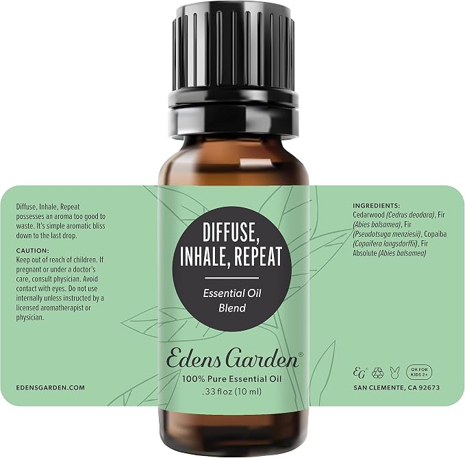 Edens Garden Diffuse Inhale Repeat Essential Oil Synergy Blend, 100% Pure - Image 9