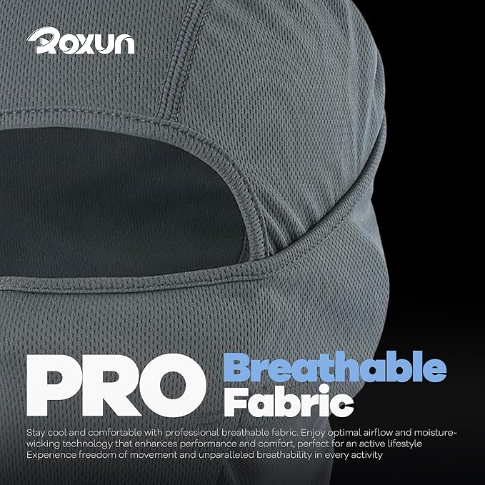 ROXUN Ski Mask Balaclava Shiesty, Motorcycle Summer Cooling Breathable UV - Image 2
