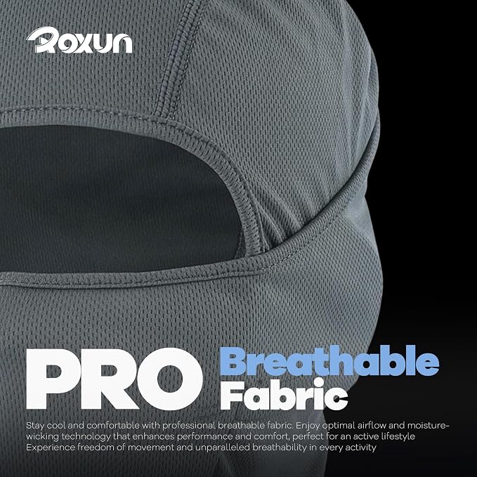 ROXUN Ski Mask Balaclava Shiesty, Motorcycle Summer Cooling Breathable UV - Image 2