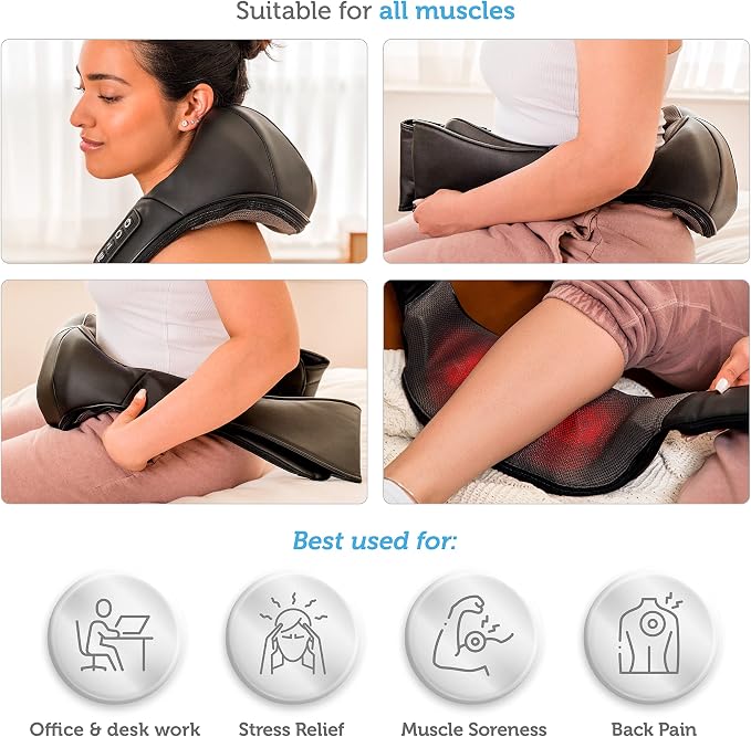 COMFIER Shiatsu Neck and Shoulder Massager, 2025 Christmas Gifts - Image 8
