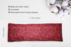Microwavable Corn Filled Heating Pad and Cold Pack/Washable 100% Cotton Cover - Image 2