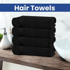 Linteum Textile Supply Luxury Hair Towels 100% Ring Spun Cotton Bleach Proof - Image 7