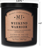 Manly Indulgence Weekend Warrior Scented Candles - Image 4