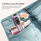 TUOBEO Cordless Nail Drill Electric Rechargeable File Kit, Professional Efile - Image 7