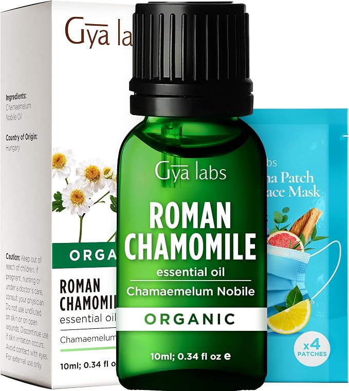 Gya Labs Organic Roman Chamomile Essential Oil by GyaLabs