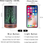 Essential Oils Diffuser for Home, 150ML Aromatherapy Diffuser, Birthday Gifts - Image 4