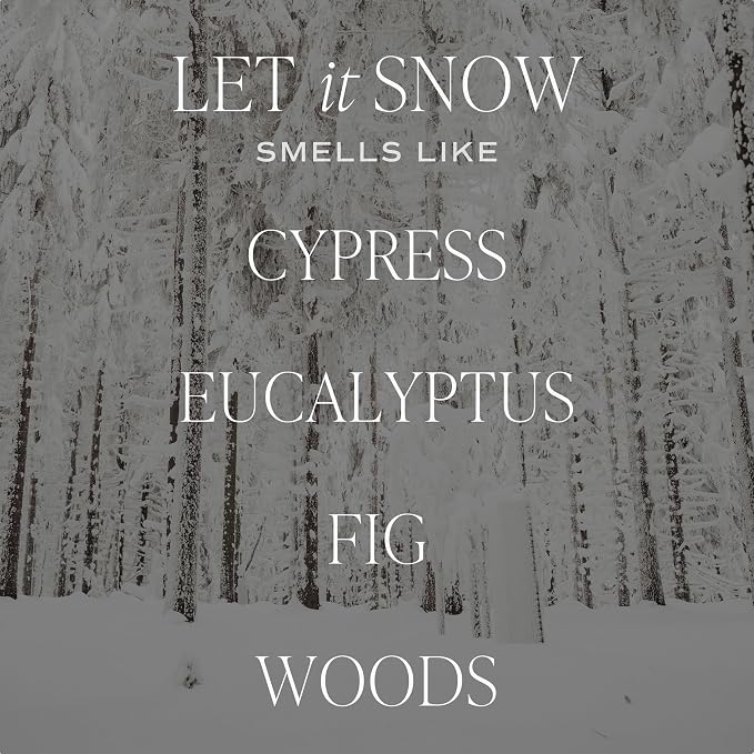 Sweet Water Decor Let it Snow Christmas Scented Candles - Image 2