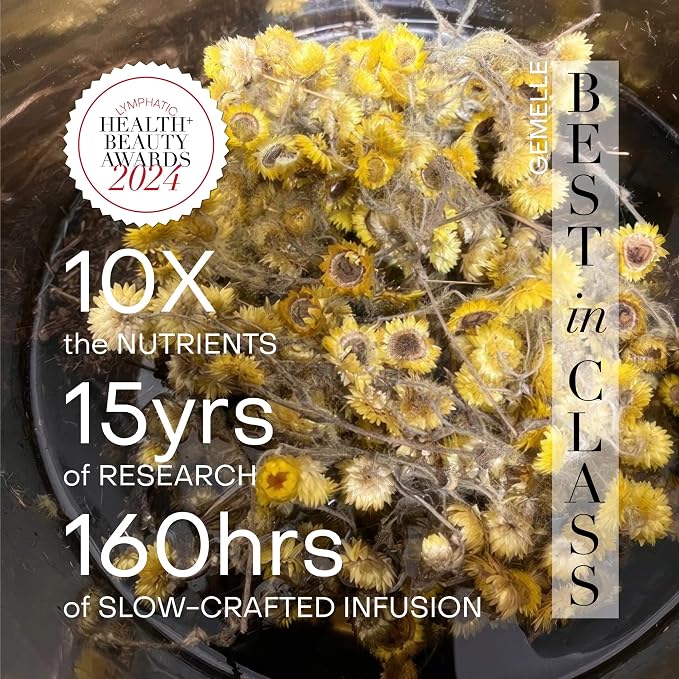 GEMELLE Lymphatic Gua Sha Face Oil | 10x Award Winner | Detox, Hydrate | - Image 8