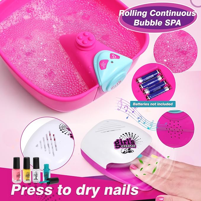 Golray Kid Foot Spa & Nail Kit, Girl Gift - Image 2