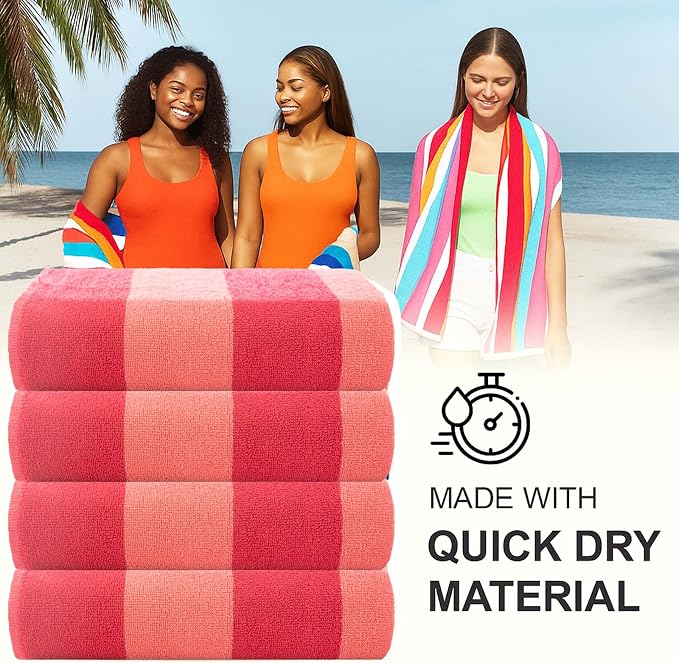 CASA COPENHAGEN Malibu Beach Towels Designed in Denmark Rough and Tough - Image 3