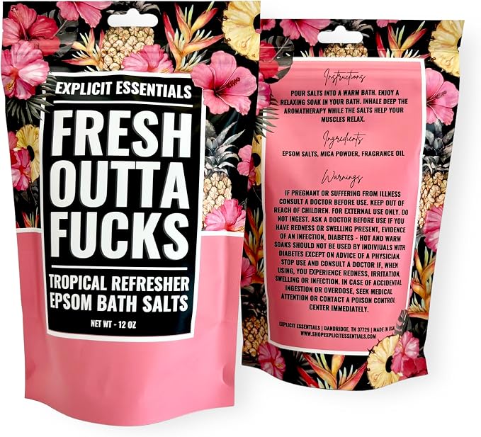 Explicit Essentials Tropical Refresher Epsom Bath Salts, 12 oz - Image 3