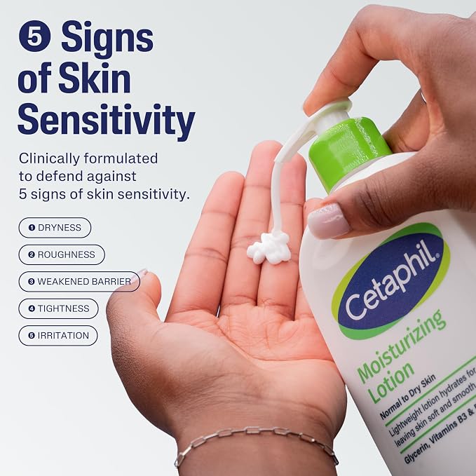 Cetaphil Face & Body Moisturizer, Hydrating Moisturizing Lotion - Image 2