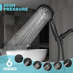 JDO Shower Head with Handheld, High Pressure Handheld 6 Settings, Detachable - Image 2