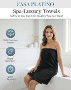 100% Mercerized Cotton Bath Towels Set of 24 - Image 2