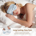 Sleep Mask Silk Eye Mask for Men Sleeping Mask, Adjustable Elastic Strap for - Image 5