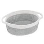 ABenkle Small Basket with Handles, Boho Decorative Rope Woven Dog Cat Toy by ABenkle