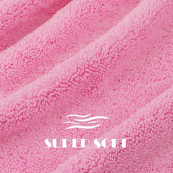 AIDEA Microfiber Hair Towel, 40 X 20 Inches Soft Wrap - Image 2