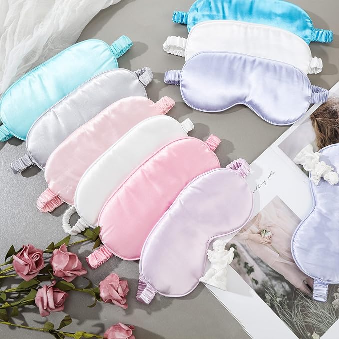 48 Pieces Silk Sleep Mask Eye Coverings - Image 7