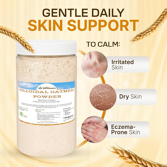 Dirty Treasures Colloidal Oatmeal Bath | Eczema & Itchy Skin Relief | Baby-Safe - Image 2