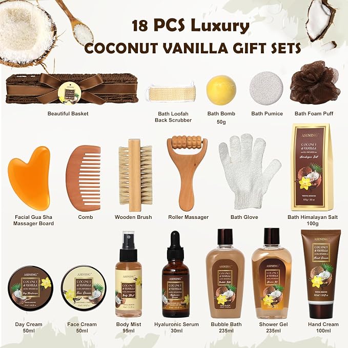 19-Piece Bath and Body Gift Basket Set - Image 2