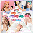 50 Pcs Pink Spa Headband Bulk Spa Sleepover Party Supplies - Image 5