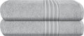 BOUTIQUO 100% Cotton 2 Pack Bath Towel Set 28x55, Eco-Friendly Large Bath Towels by BOUTIQUO
