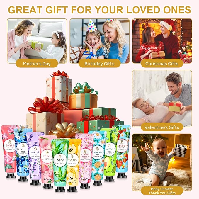 36 Pack Hand Cream Set, Hand Lotion Travel Size, Mothers Day Gifts - Image 5