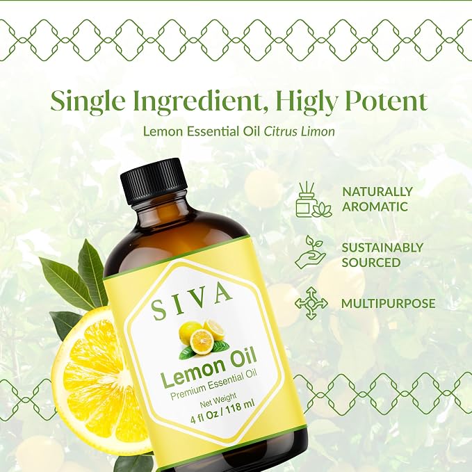 Siva Lemon Essential Oil - Image 3
