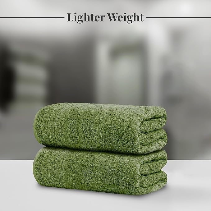 Tens Towels Pack of 4 Extra Large Bath Towels 30 x 60 Inches, 100% Cotton - Image 2