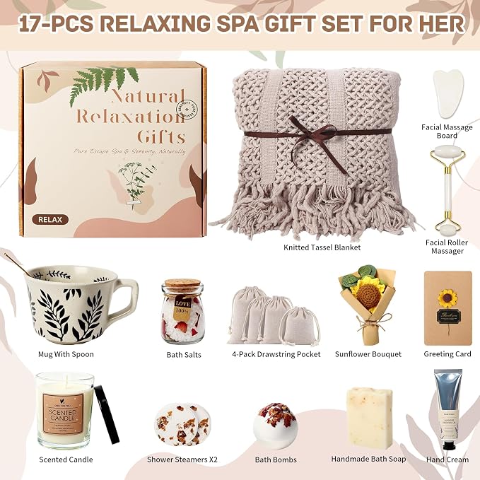 Birthday Gift for Women, Get Well Soon Self Care Package, Unique Spa Gift - Image 2