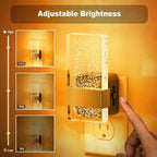JandCase Night Lights Plug into Wall, Dusk to Dawn Sensor, Acrylic Bubble Design - Image 2