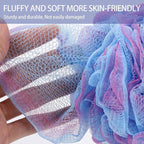BTYMS Loofah Sponge 60 Gram Shower Pouf Bath Scrunchies Shower Puff Exfoliating - Image 4