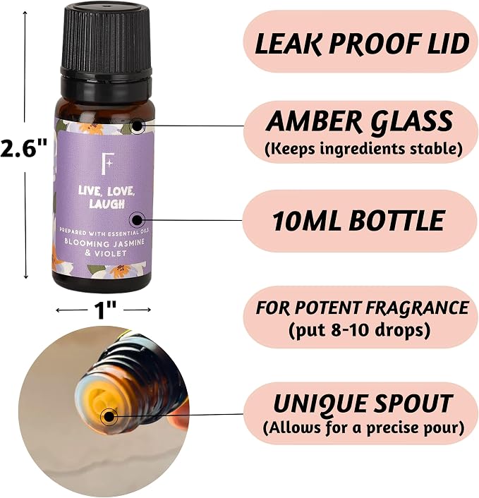 Folkulture Floral Essential Oils Set | 6 Fragrance Oils Set - Image 5