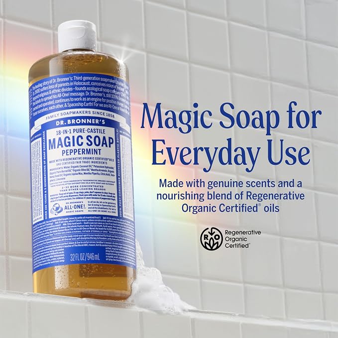 Dr. Bronner's Pure-Castile Magic Liquid Soap - Image 2