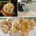 Natural Loofah Sponge for Soap Making, 20 Pack Organic Loofahs Slices Cuts Set - Image 6