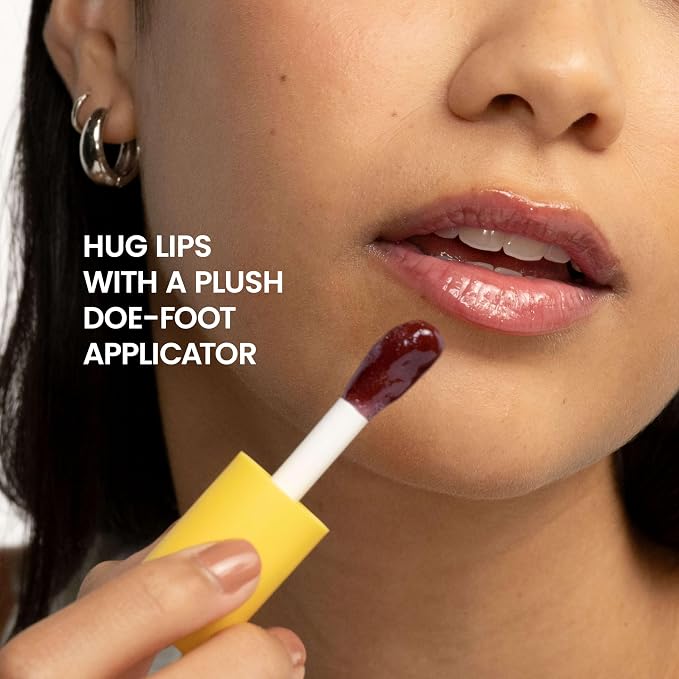 Burt's Bees Lip Oil Plum Twilight, Instant Hydration, Nourishes and Softens Lips - Image 6