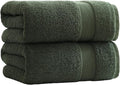 27x55 Bath Towels Set 100 Percent Cotton 650GSM Luxury Super Soft Absorbent by Akzpe
