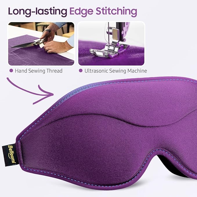 BeHoomi Sleep Mask, Premium Eye Mask - Image 5