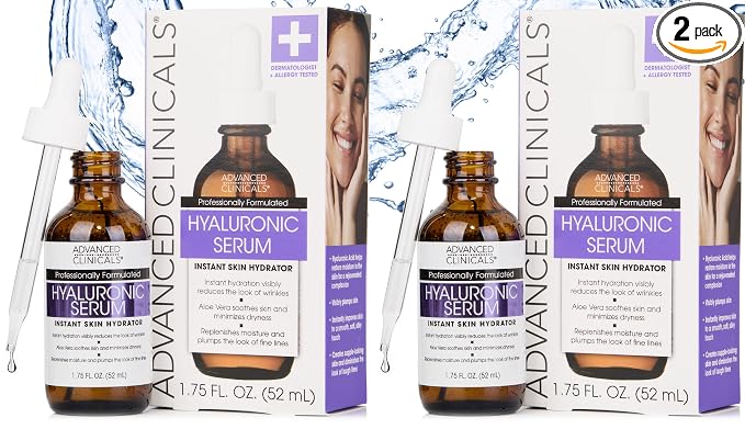 Advanced Clinicals Hyaluronic Acid Serum by AdvancedClinicals