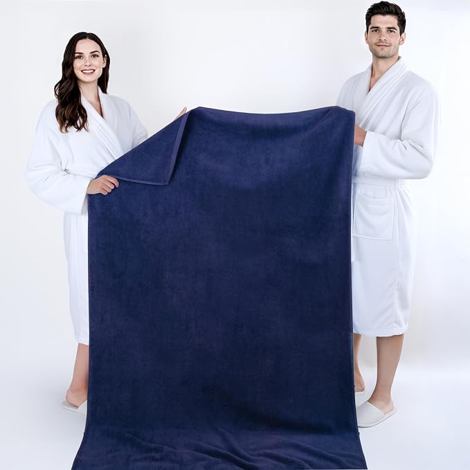 Cotton Paradise 100% Cotton 40x80 Oversized Bath Sheet, Extra Large Turkish - Image 5